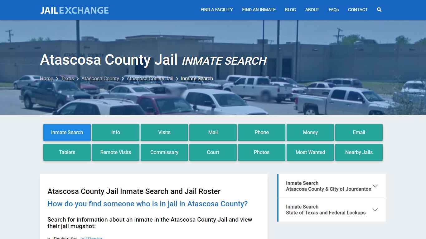 Inmate Search: Roster & Mugshots - Atascosa County Jail, TX - Jail Exchange